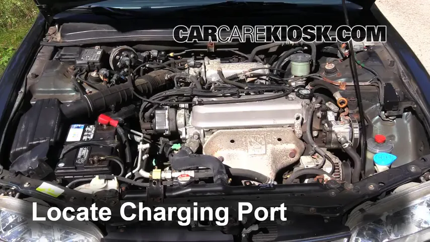 1997 Honda Accord LX 2.2L 4 Cyl. Sedan (4 Door) Air Conditioner Recharge Freon